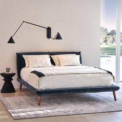 Lit Aurore lin stonewashed, design E. Gallina AM.PM image