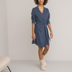 Robe de chambre manches longues LA REDOUTE COLLECTIONS image
