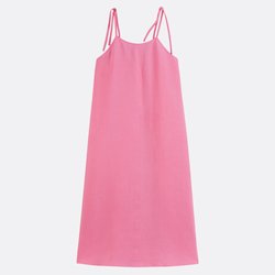 Robe longue évasée en lin, fabriquée en France LA REDOUTE COLLECTIONS image