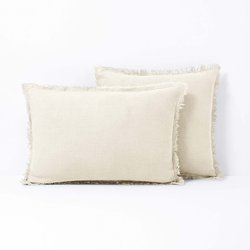 Housse de coussin lin lavé, Linange LA REDOUTE INTERIEURS image