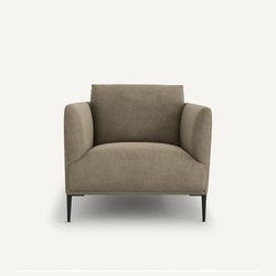 Poltrona, in velluto stonewashed, Oscar, design di Emmanuel Gallina AM.PM image
