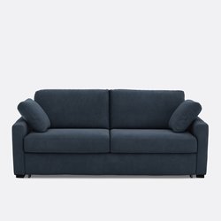 Sofá cama de pana de canalé fino, espuma HR, Timor LA REDOUTE INTERIEURS image