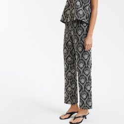 Pantalon droit brodé, 7/8ème LA REDOUTE COLLECTIONS image