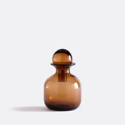 Garrafa decorativa em vidro âmbar alt. 20 cm, Nemia LA REDOUTE INTERIEURS image