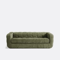 Canapé droit, 2 ou 3 places, en velours épais, PIETA LA REDOUTE INTERIEURS image