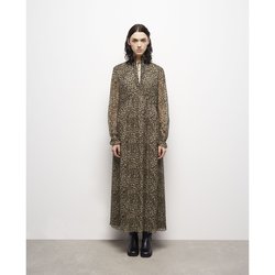 Bedrukte lange jurk met lange mouwen THE KOOPLES image