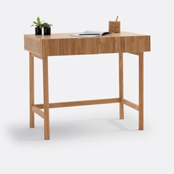 Bureau chêne 2 tiroirs, Pilpao LA REDOUTE INTERIEURS image