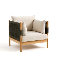 Sillón de jardín de teca y cuerda, Odette LA REDOUTE INTERIEURS image