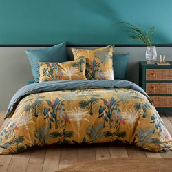 Belina Exotic 100% Cotton Duvet Cover LA REDOUTE INTERIEURS image