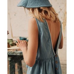 Blusa de cavas, em ganga leve FRANGIN FRANGINE X LA REDOUTE image
