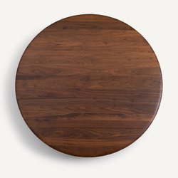 Plateau de table noyer massif ø130 cm, Hisia AM.PM image