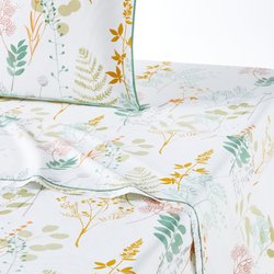 Drap plat percale de coton, Herbarium LA REDOUTE INTERIEURS image