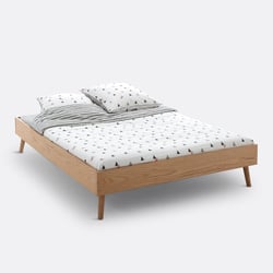 Bett mit Bettkasten, Eichenfurnier, Miji LA REDOUTE INTERIEURS image