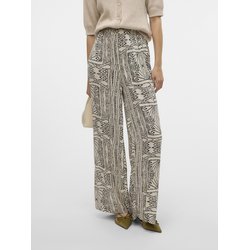 Брюки широкие с цветочным принтом VERO MODA image