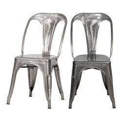 Lot de 2 chaises en métal - INDUS RENDEZ-VOUS DÉCO image