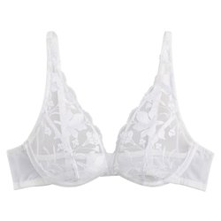 Jaiya Halterneck Bra in Embroidered Tulle LA REDOUTE COLLECTIONS image