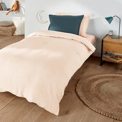 Housse de couette en lin lavé, base boutonnée, LINOT LA REDOUTE INTERIEURS image