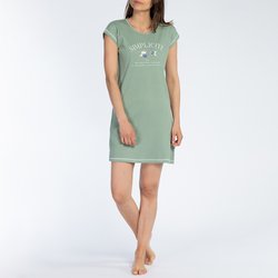 Camisa de dormir de mangas curtas, em canelado liso, Sud DODO image