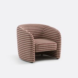 Cadeirão, 1 pessoa, estampado com motivo geométrico, LANDINE LA REDOUTE INTERIEURS image