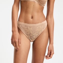 Трусы-слипы из кружева и микрофибры, Signature JEANNE LA REDOUTE COLLECTIONS image