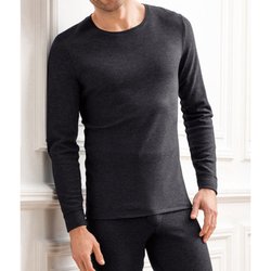 Crew Neck T-Shirt with Long Sleeves DAMART image