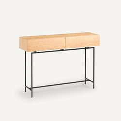 Console chêne, 2 tiroirs, Oreko AM.PM image