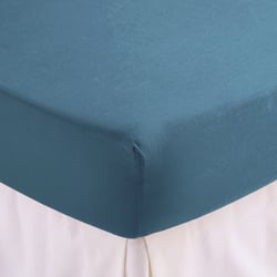 Drap-housse enfant uni, en coton lavé, bonnet 30 cm, KUMCO LA REDOUTE INTERIEURS image