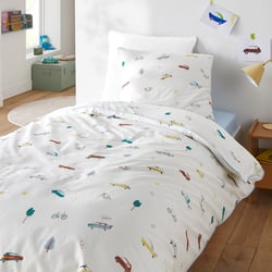 Emiliano Duvet Cover Set in 50% Recycled Cotton LA REDOUTE INTERIEURS image