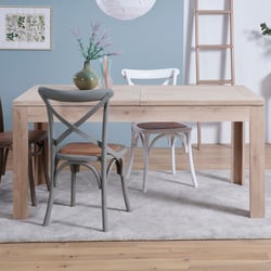 Table moderne extensible en chêne blanchi L160/240 - BOSTON HELLIN, DEPUIS 1862 image