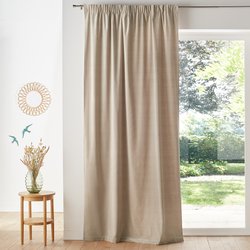 Cortinado em veludo, galão franzido, Velvet LA REDOUTE INTERIEURS image