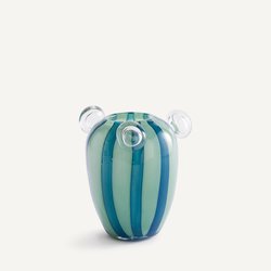 Vase en verre soufflé à 3 bulles, H20,5 cm, Celis AM.PM image