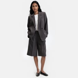 Bermudas largas con pinzas de poliviscosa LA REDOUTE COLLECTIONS image