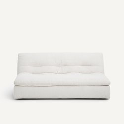 Modulaire 3-zitsbank in geribbeld polyester, Giuliano AM.PM image
