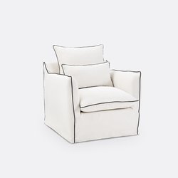 Sessel Odna, dickes Leinen LA REDOUTE INTERIEURS image