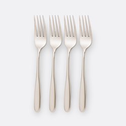 Confezione da 4 forchette inox, Ebano LA REDOUTE INTERIEURS image