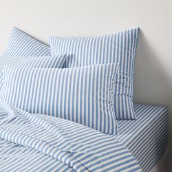 Funda de almohada de algodón, Soizic azul LA REDOUTE INTERIEURS image