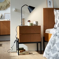 Obrazek Stolik nocny Lodge z 2 szufladami LA REDOUTE INTERIEURS
