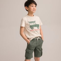 Cotton Utility Bermuda Shorts LA REDOUTE COLLECTIONS image