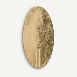 Miroir bougeoir vase mural ovale, hauteur 40 cm, LUNOU AM.PM image