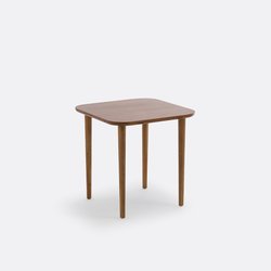 Mesa de centro quadrada, em nogueira maciça, Marlo LA REDOUTE INTERIEURS image