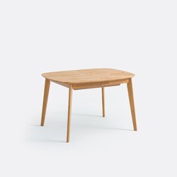 Table extensible chêne massif 4-10 couverts Dalmar LA REDOUTE INTERIEURS image