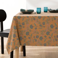 Damrey Floral 100% Washed Cotton Tablecloth LA REDOUTE INTERIEURS image