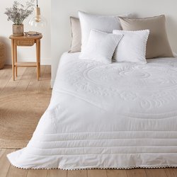 Couvre lit boutis matelassé brodé, Tennessee LA REDOUTE INTERIEURS image