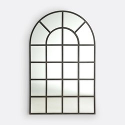 Espelho industrial em metal, em forma de janela, 110x170 cm, Lenaig LA REDOUTE INTERIEURS image