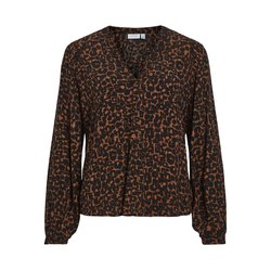 Blusa com estampado gráfico, decote em V VILA image