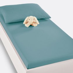 Hoeslaken babybed, effen katoen, Scenario LA REDOUTE INTERIEURS image
