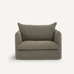 Sillón XL de lino grueso stonewashed, Neo Chiquito AM.PM image