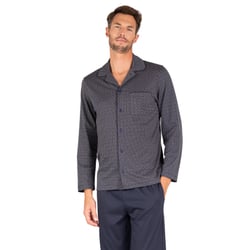 Pyjama long col chemise et ouvert EMINENCE image