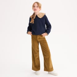Corduroy Wide Leg 5-Pocket Trousers LA REDOUTE COLLECTIONS image