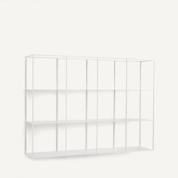 Libreria a parete in acciaio, altezza 100,6 cm, PARALLEL AM.PM image